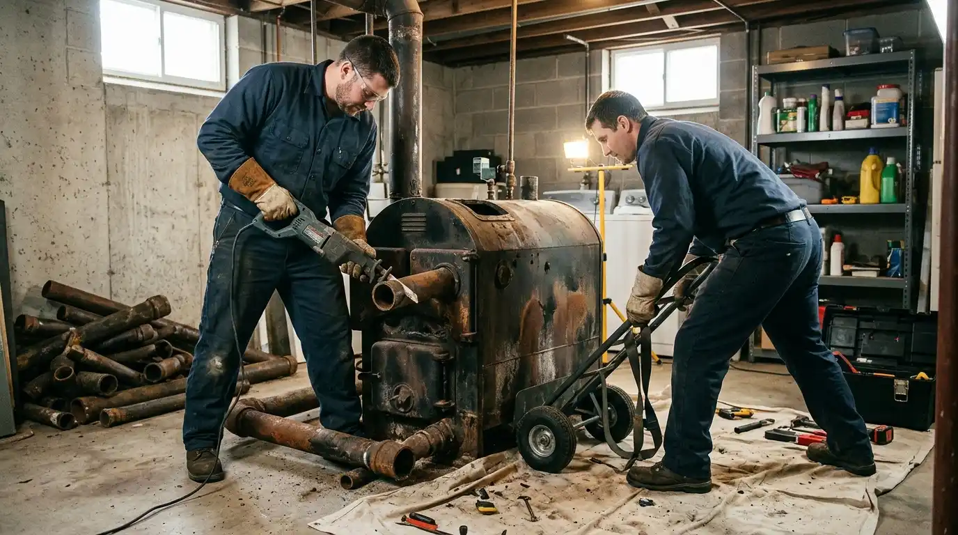 Old Boiler Removal Glasgow