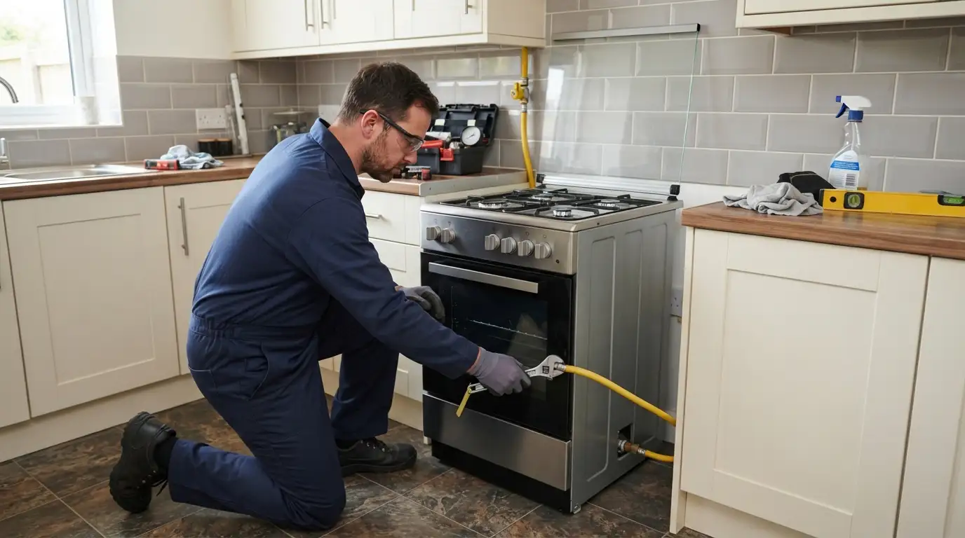 Freestanding Gas Cooker Installation Glasgow