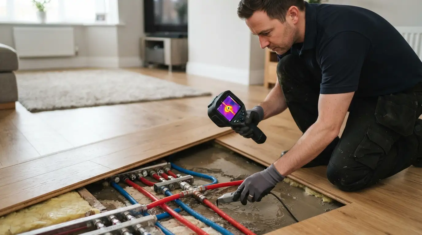 Underfloor Heating Leak Detection